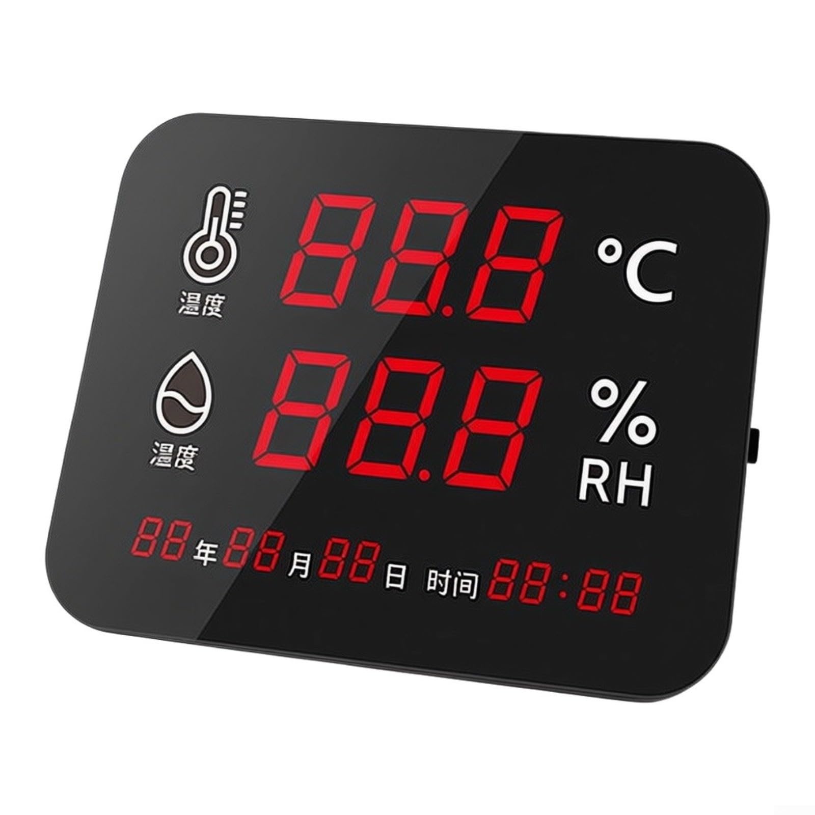 YHT03 Misuratore di umidità di temperatura a parete con LED