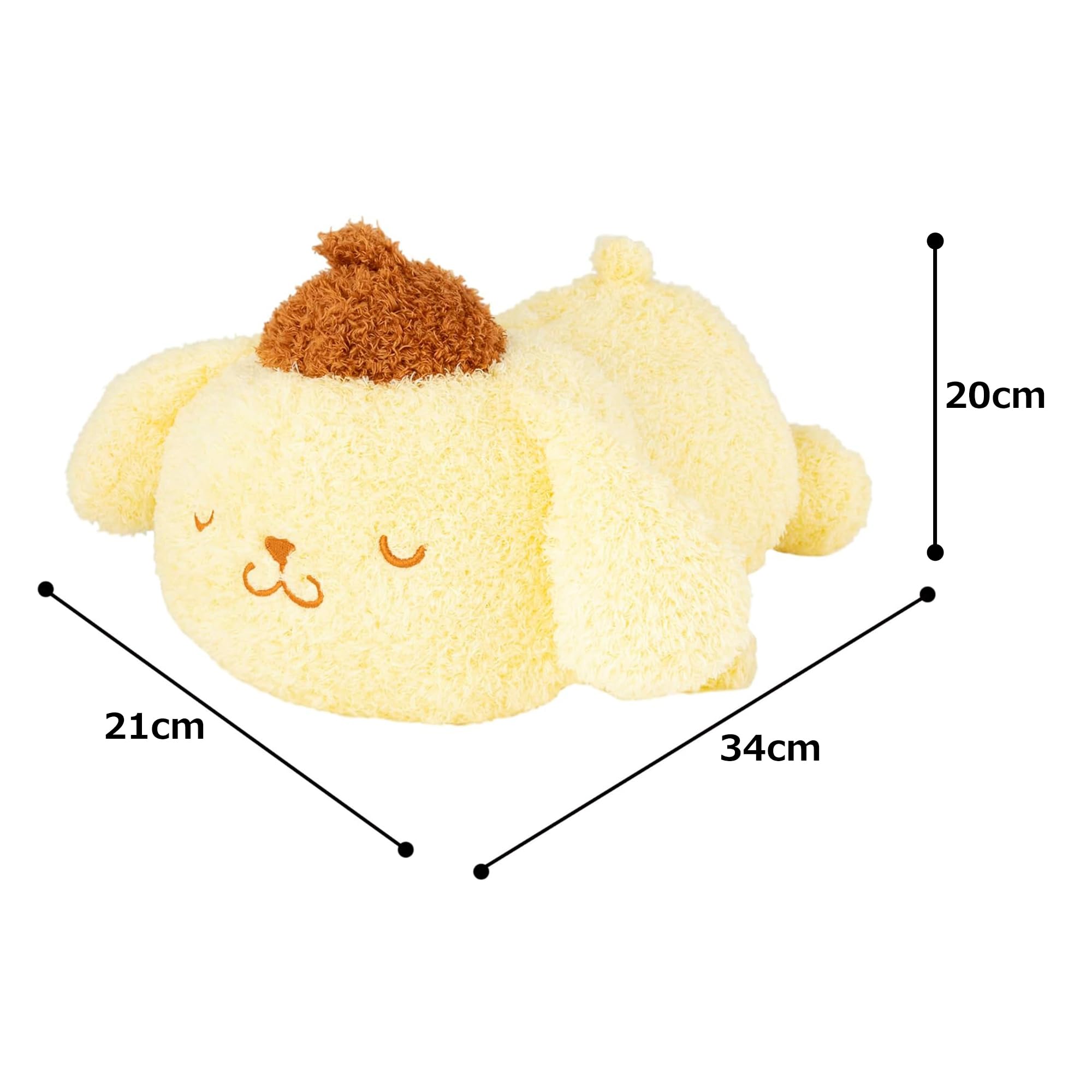 サンリオポムポム ぬいぐるみクッション ポムポムプリン ぬいぐるみ