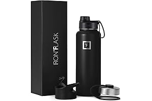 IRON½FLASK 3-Lid Indestructible Water Bottle
