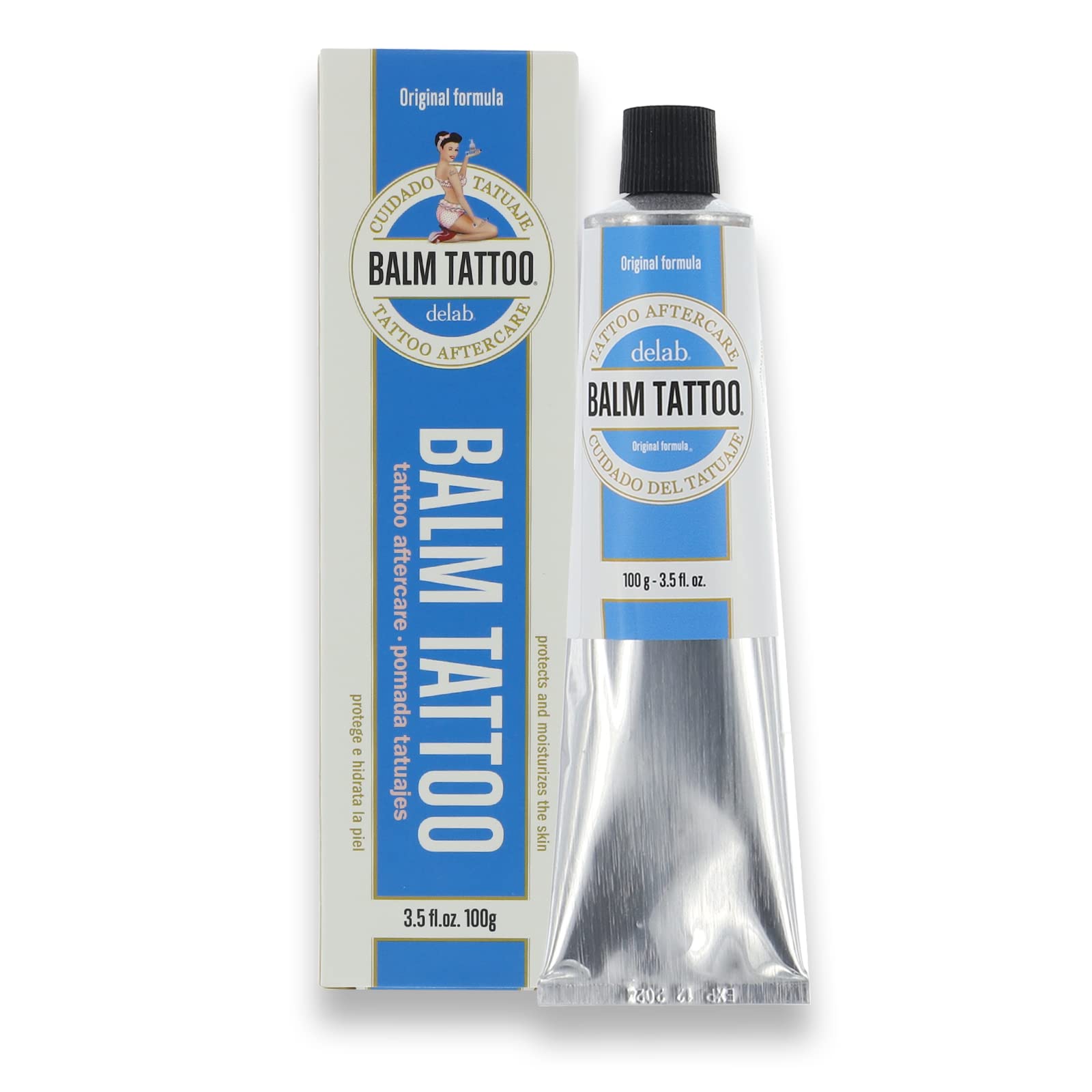 Balm Tattoo Original - Crema para Tatuajes de 100 g - Línea Aftercare de Absorción Rápida - Facilita la Cicatrización y Curación del Tatuaje - Favorece unos Resultados Nítidos