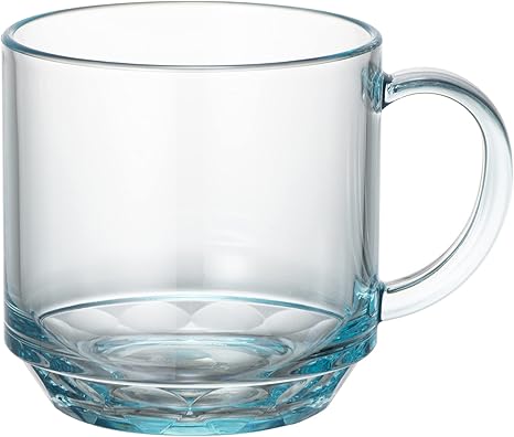Amazon Co Jp 石川樹脂工業 マグカップ クリスタルマグ ブルー 0ml 7 X 9 4 X 7 1 Cm 割れないグラス トライタン 食洗機対応 耐熱100度 子供にも安心 アウトドア うがいコップ 日本製 Pm101 0 ホーム キッチン