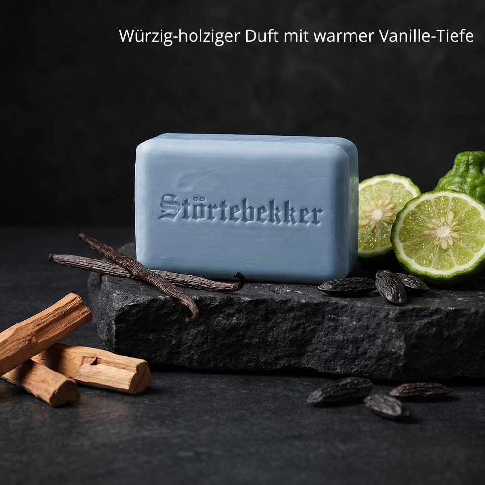 NEU: Störtebekker® Premium Body Bar Crusoe - Festes Duschgel - 6 x 120 g | Herrlicher Duft (süßlich-herb), Natürliche Reinigung, Feste Duschseife, Handgefertigt, Ohne Zusätze