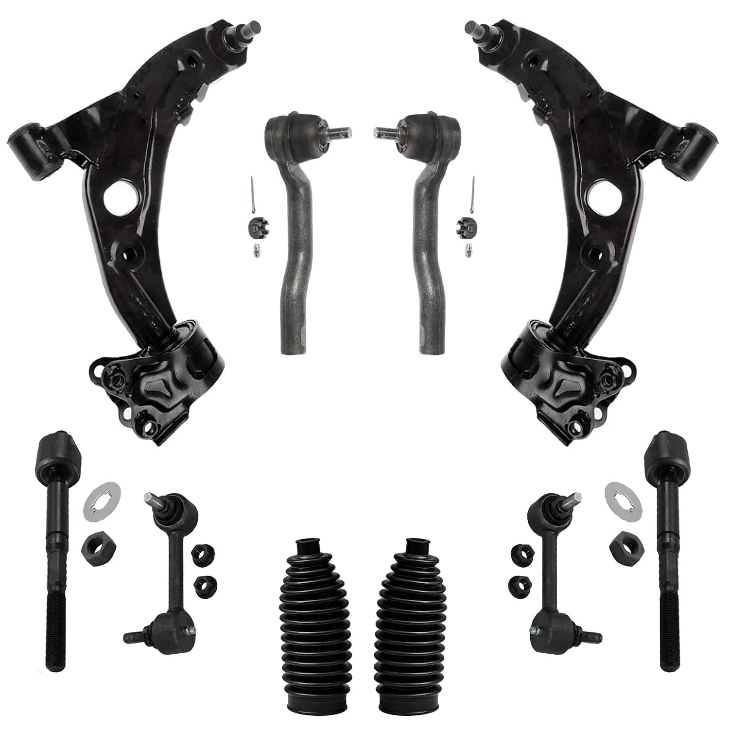 Detroit Axle - Front End 10pc Suspension Kit for 07-12 Mazda CX-7