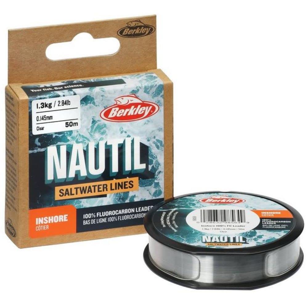 Berkley Nautil Inshore Fluorocarbon, Transparent, 0.28 mm | 11 lb|5.3 kg | 50 m - Image 2