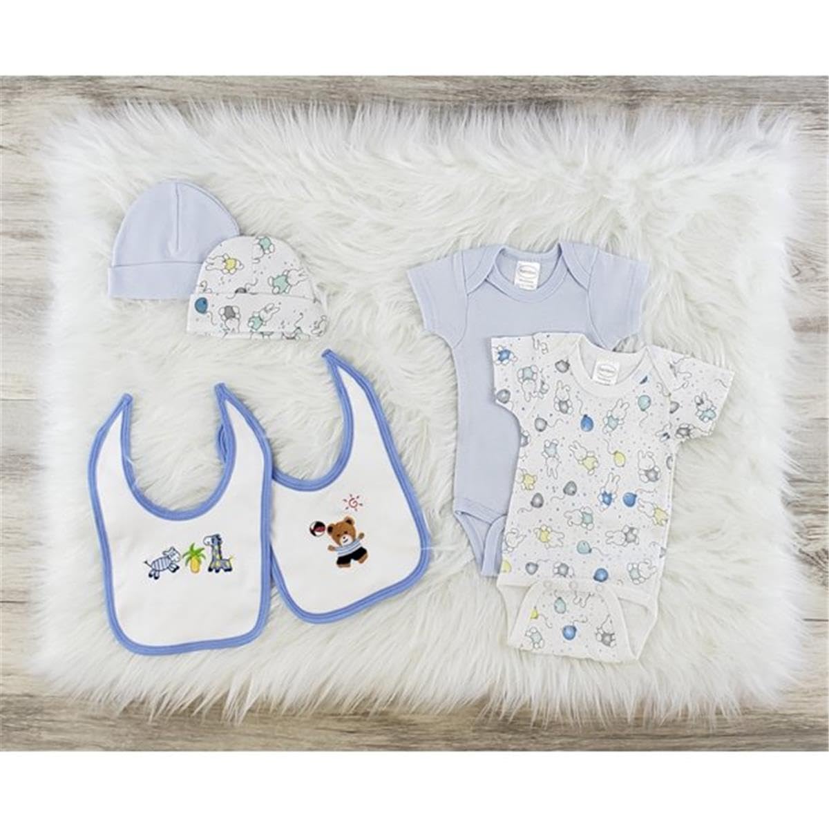 bambini 6 Pc Layette Baby Clothes Set