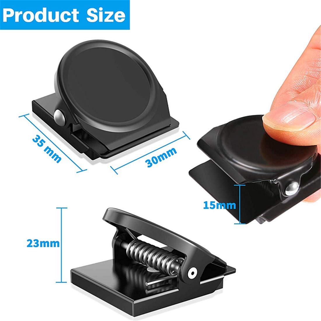 Molinter Magnet Clips 12 Stück - Starke Kühlschrankmagnete In Rosa | Für Whiteboard & Metallflächen