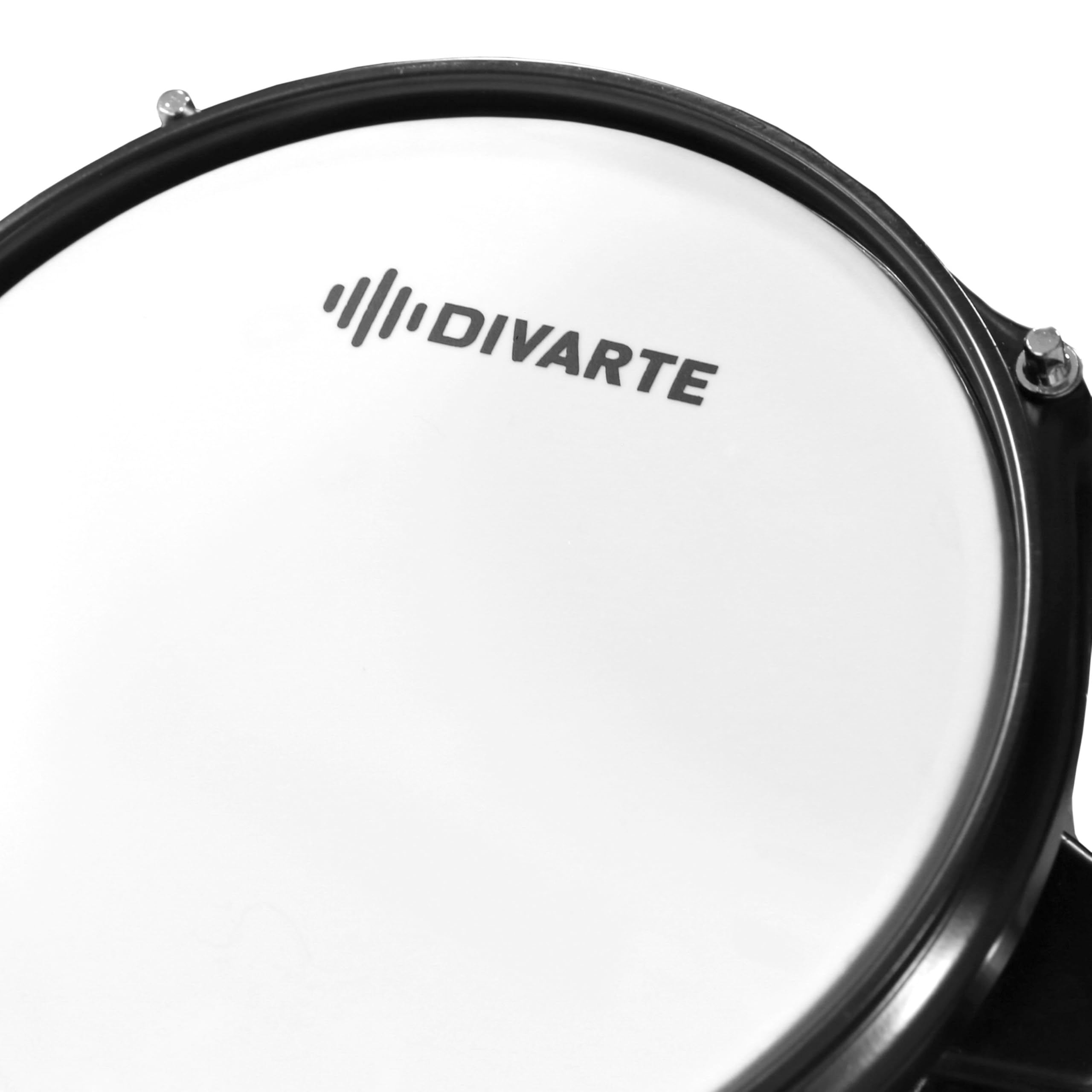 Junior DrumSet Black, kit di batteria regolabile per bambini, dai 6 anni, set di batterie acustiche per principianti con sedile regolabile, piede di charleston e bacchette inclusi.