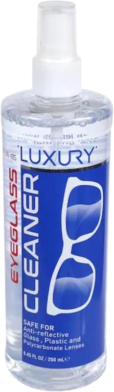 Eyeglass Lens Cleaner 8.45 fl oz - Glasses & Lens Cleaning Solution - Camera Lens Cleaner - Gentle & Effective Formula