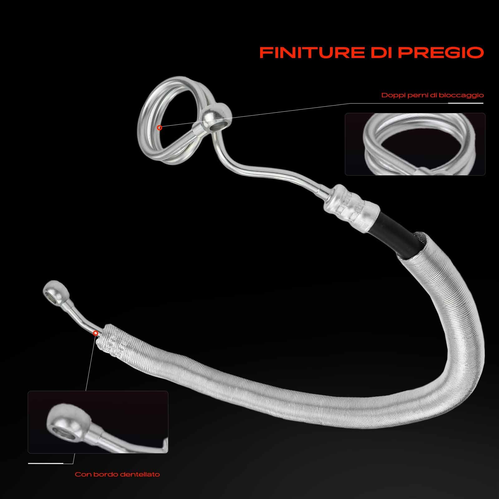 Frankberg Servosterzo Tubo flessibile Compatibile con Fiesta V JD JH Fusion JU Fiesta V Van Replace# 2S6C3A719LE,58457