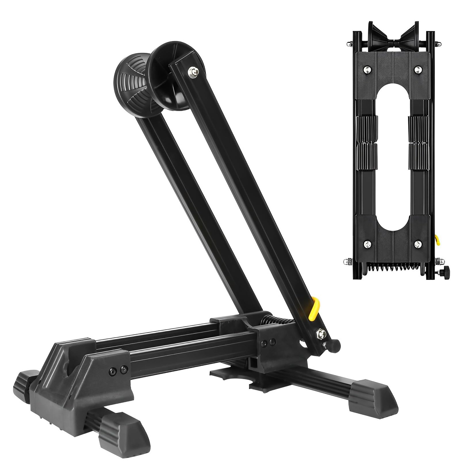 Parcheggio Bici Supporto per Ruota Cavalletto Interno Pieghevole per Bicicletta in Alluminio per MTB 24/26/27.5/29 Bici da Corsa 700C