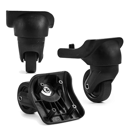 Miniatura 4 de Ruedas de repuesto de equipaje, ruedas de repuesto para maleta giratoria de 360, repuesto de ruedas de equipaje para maleta de camión, 2 unidades,