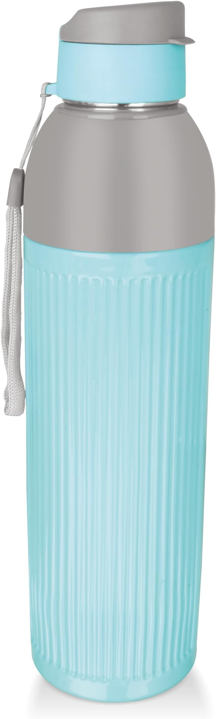 Warmeo Steel Freeza 800 Insulated Inner Stainless Steel Water Bottle, 610 ml, Blue I Leak Proof | Hot & Cold | Easy Grip