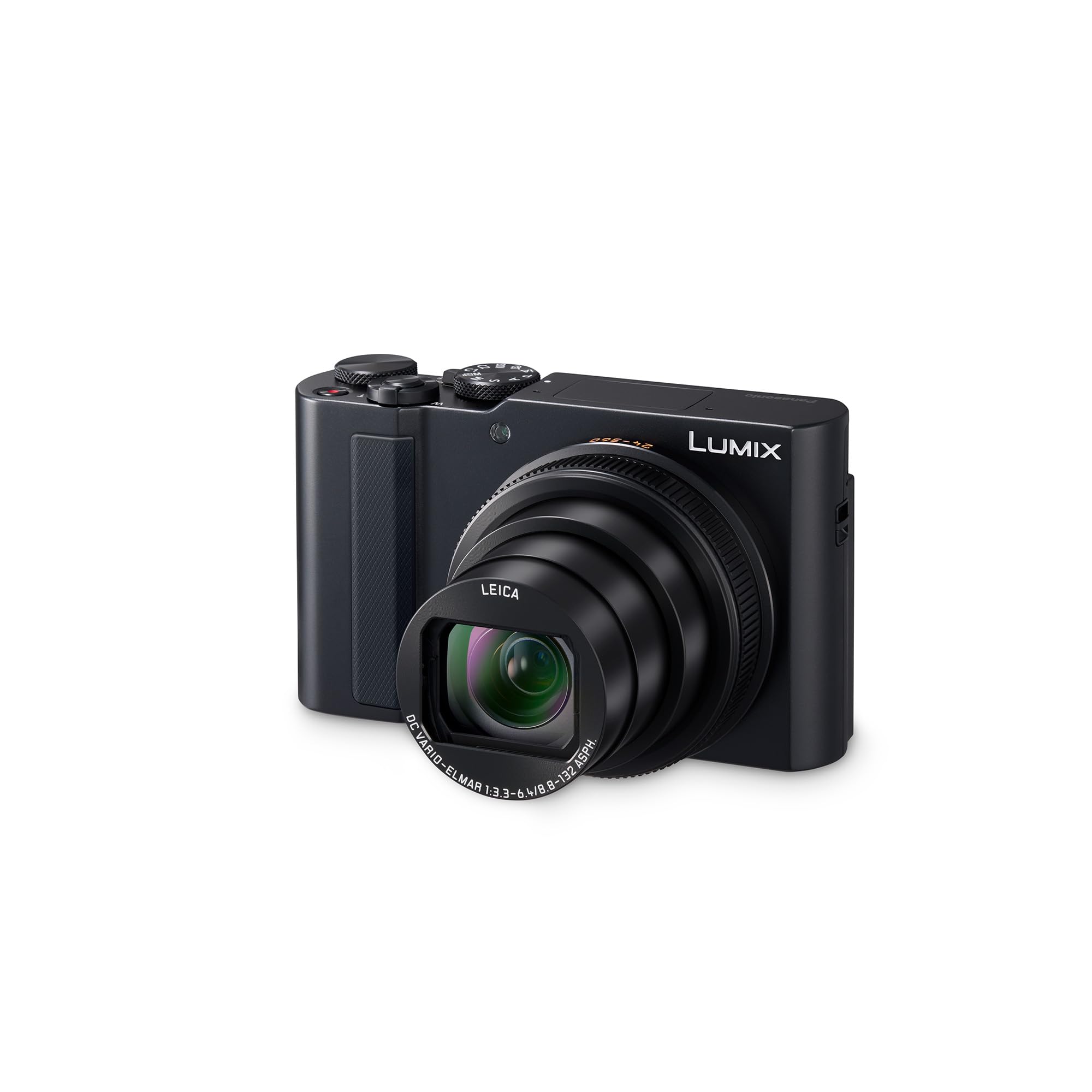 Panasonic LUMIX DC-TZ300E 20,1MP Fotocamera Zoom da Viaggio, Obiettivo LEICA 15x, Sensore BSI 1,0 Pollice, Video e Foto 4K, Stabilizzazione 5 Assi, USB Type-C, Nero