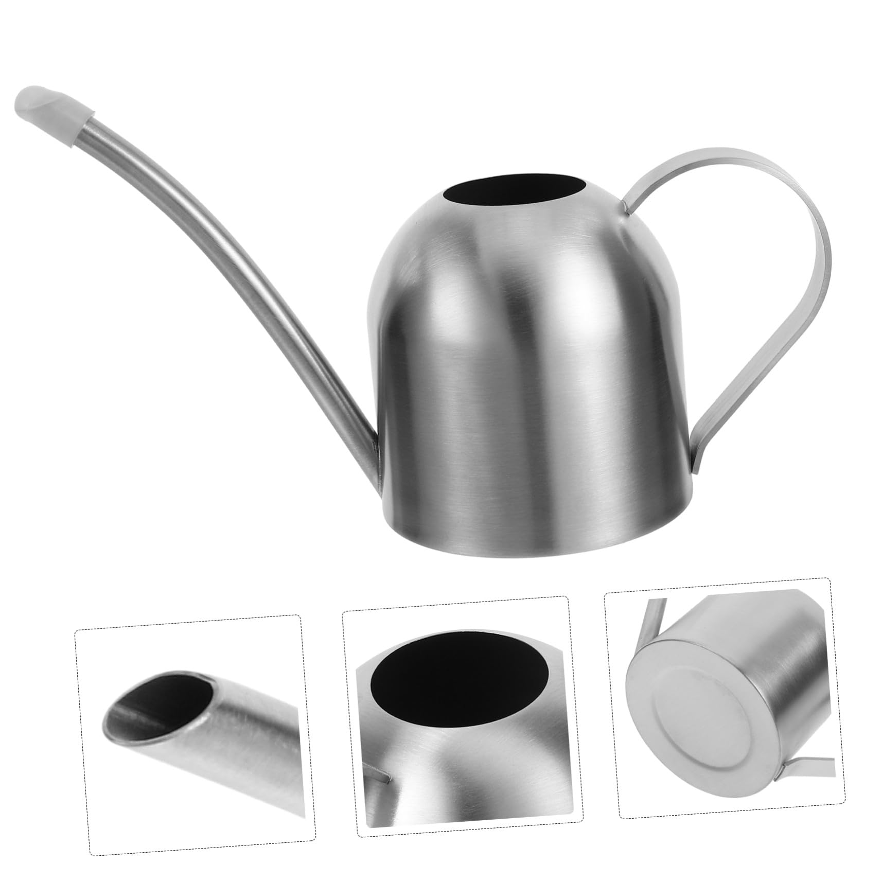 ARTIBETTER Annaffiatoio in Acciaio Resistente con Beccuccio Lungo Strumento per Giardinaggio di Fiori e Piante da Interno ed Esterno Resistente a Graffi e Corrosione per Irrigazione Precisa