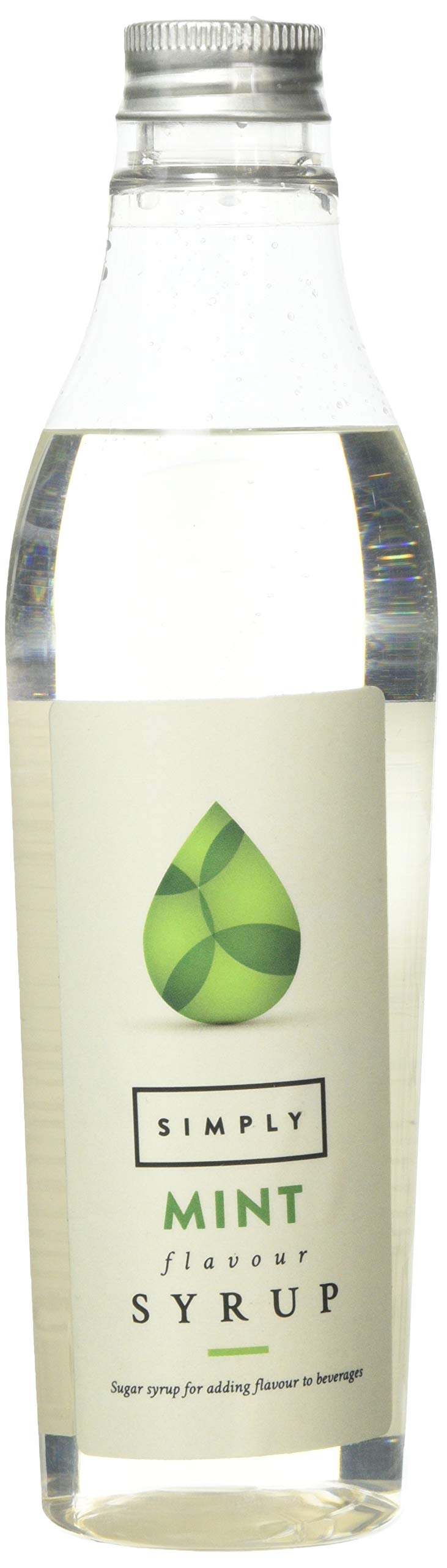 Simply Mint Syrup, Vegan & Nut Free Flavoured Syrup for Coffee, Cocktails & Baking (250ml)