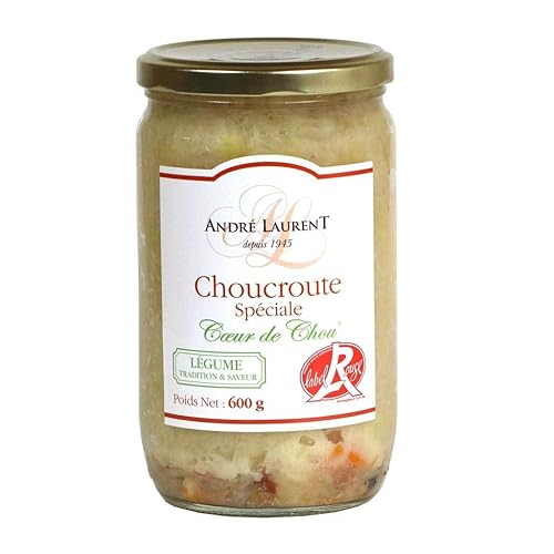 Andre Laurent Sauerkraut - Corazón de cabbage francés - Choucroute 21,2 oz