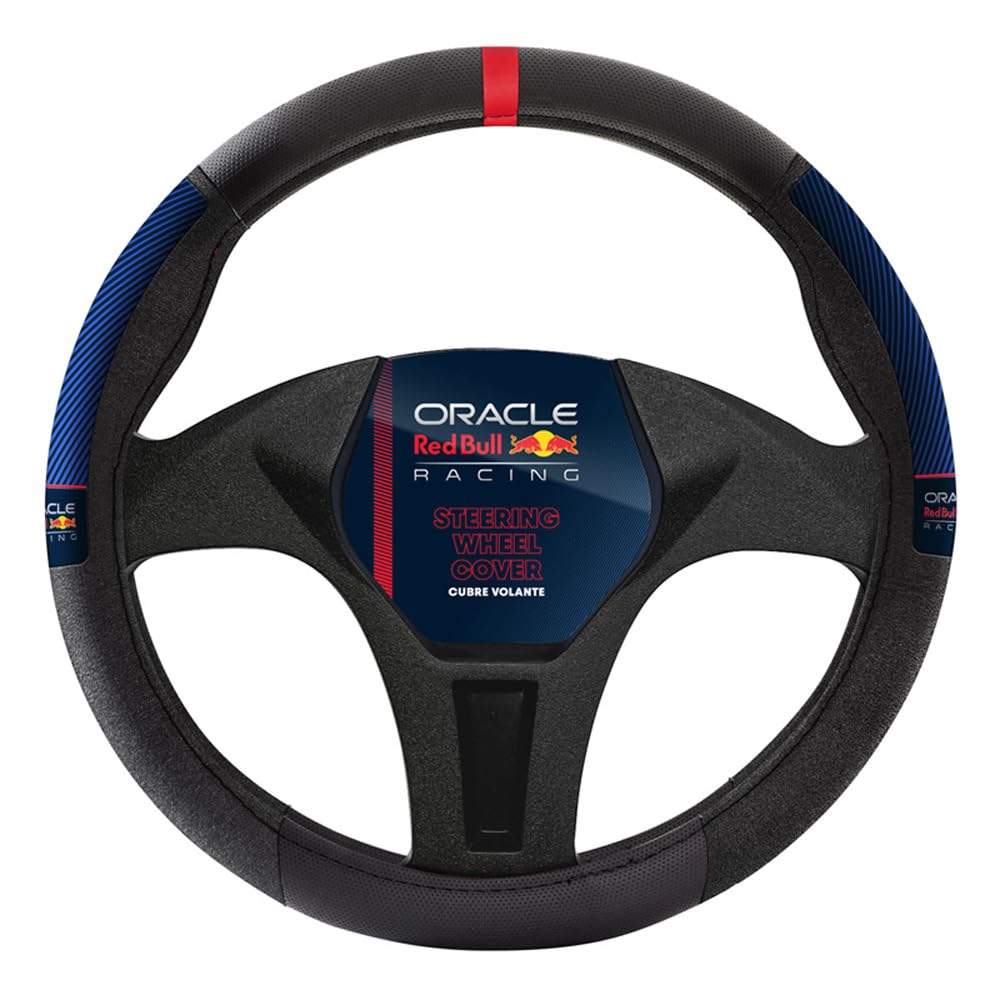 Red Bull Oracle Uniwersalny pokrowiec na kierownicę - typ 02 - czarny/czerwony/niebieski
