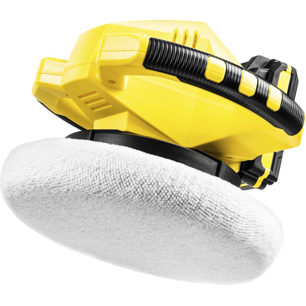 TROTEC Akku Poliermaschine PPOS 10‑20V – Autopoliermaschine 65 Watt, Multi Akku 20 V 2 Ah, Leistung 3.000 U/min, Polierteller-Ø: 245 mm, Autopolitur