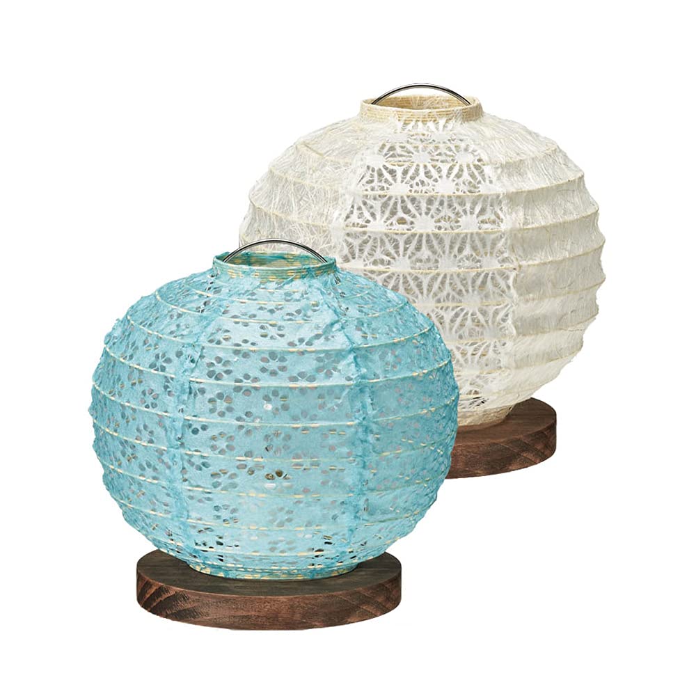 Amazon｜お仏壇のはせがわ 棚置き 盆提灯 和紙ボールランプ 2WAY