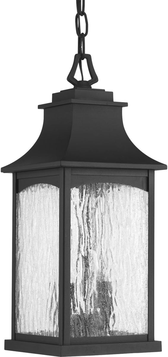 Black Friday Clearance Progress Lighting P6532-31 Traditional/Classic 2-60W Cand Hanging Lantern, Black