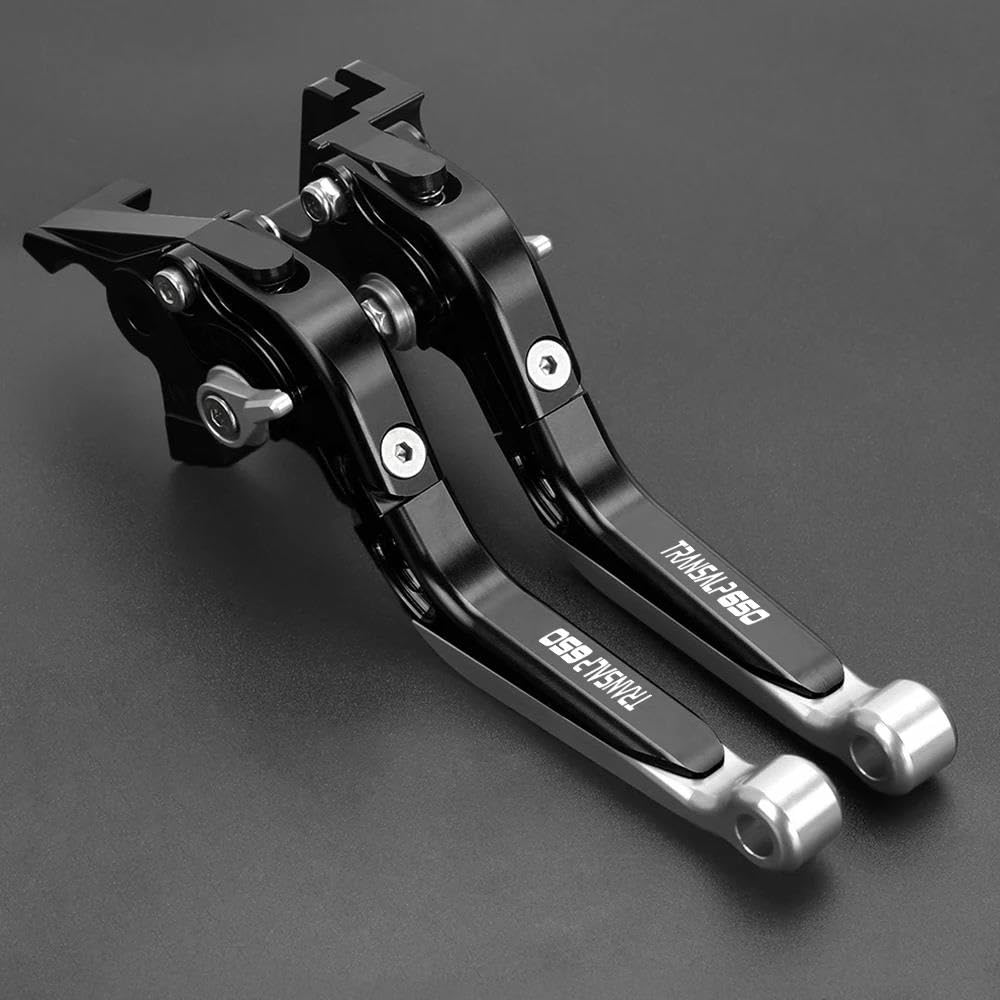 CFSJRXZ Clutch Levers Motorcycle Brake Clutch Lever Non Slip Handlebar Grips for XL 650V Transalp XLV 650 2001-2007 with Handle Bar End Motorbike Brake Lever Handlebar Grips(Color 18)