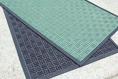 American Floor Mats Weather Catcher Ocean Blue 2' x 3' Entrance Floor Mat with Gripper Backing