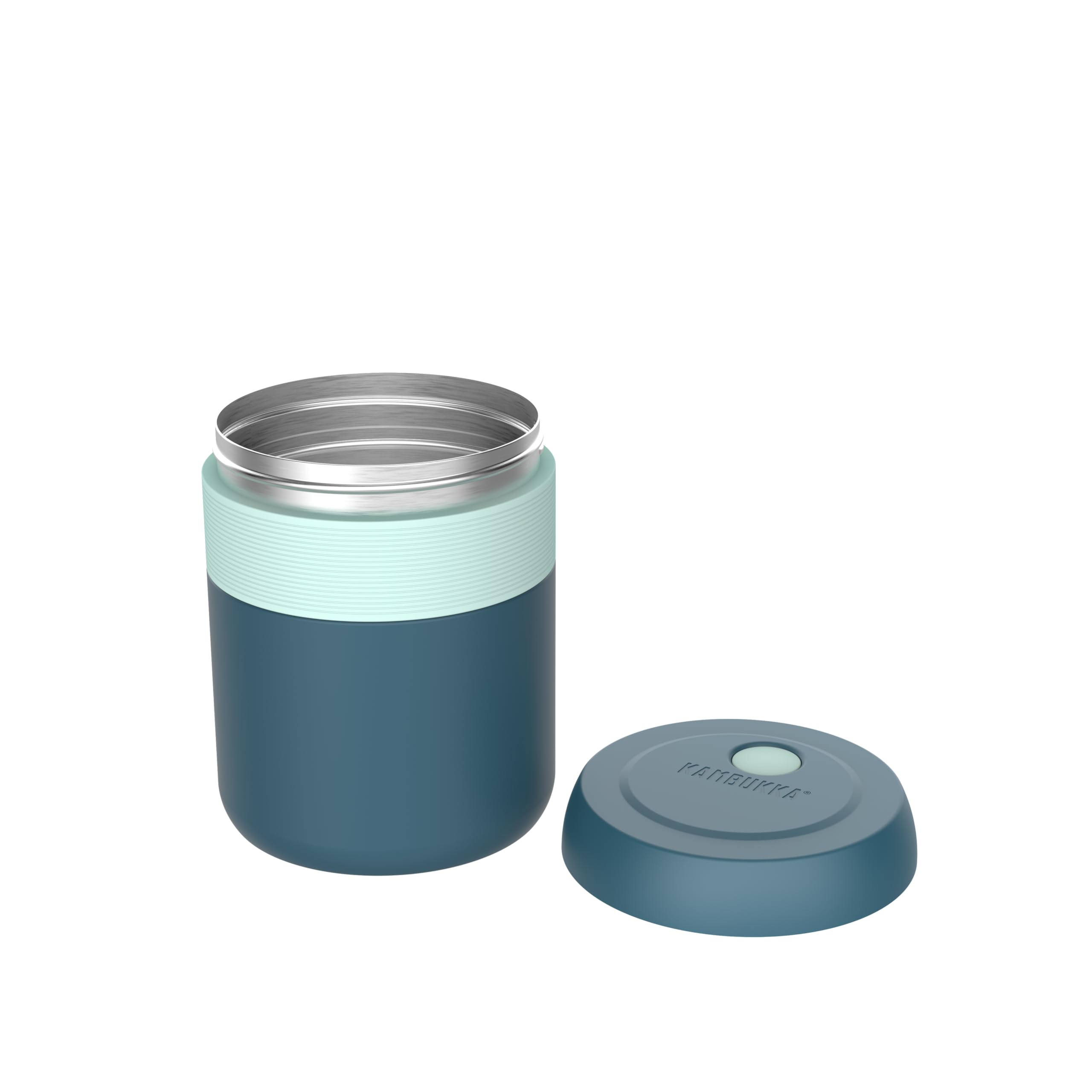 Kambukka Bora Boîte Repas Isotherme en Acier Inoxydable – Sans BPA, Garde les Aliments Chauds jusqu’à 9 h, Base Antidérapante & Couvercle Lavable au Lave-vaisselle