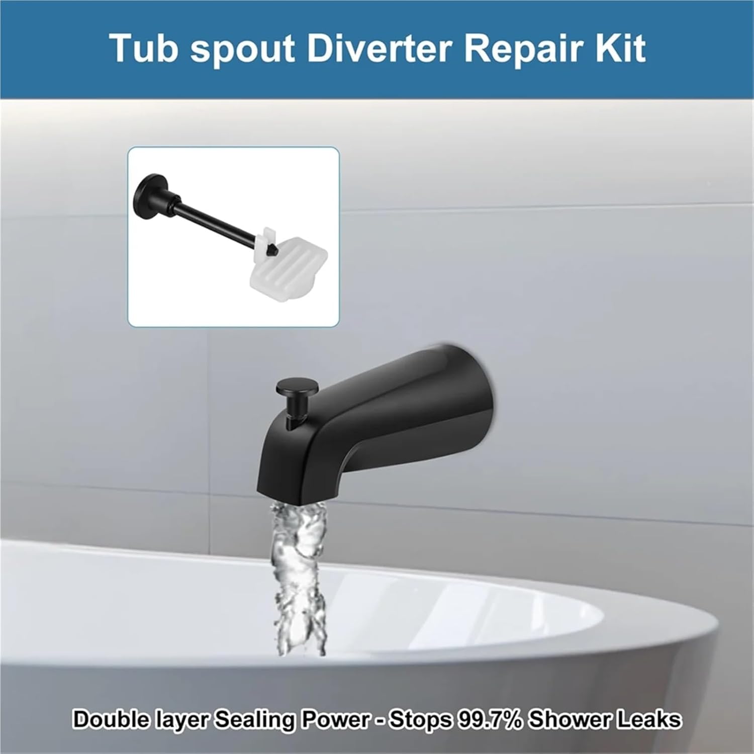 Tub Spout Diverter Repair Kit 12 Sets Tub Spout Diverter Repair Kit - Faucet Replacement Parts