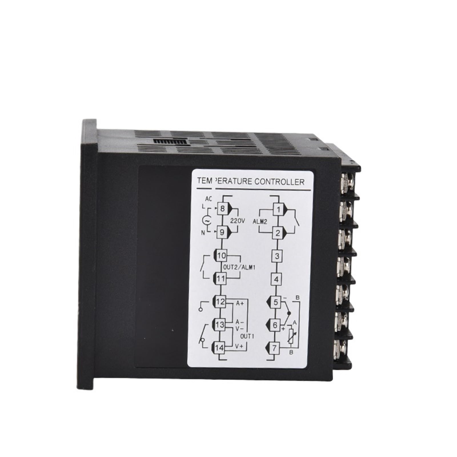 Controlador de indicador de Temperatura Digital A8-7 PID 72 * 72MM for relé mecánico o SSR(2Alarm,72x72mm PT100 Relay)