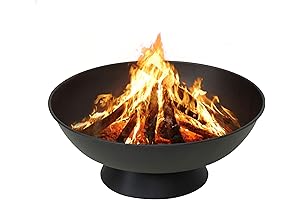 Kingso 22" Outdoor Steel Wood Burning Fire Pit