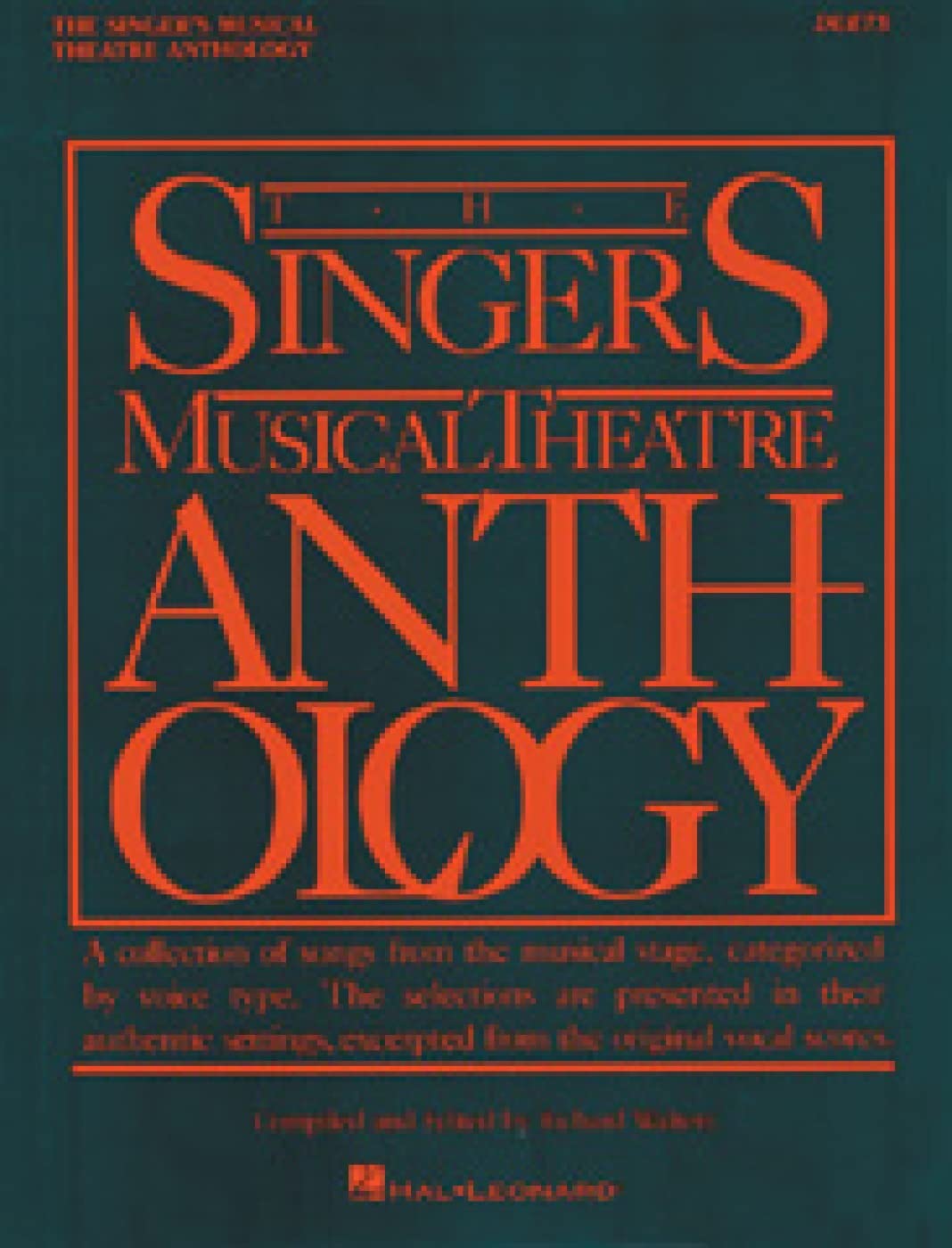 The Singer's Musical Theatre Anthology: Vocal Duets Book Only (Singer's Musical Theatre Anthology (Songbooks))