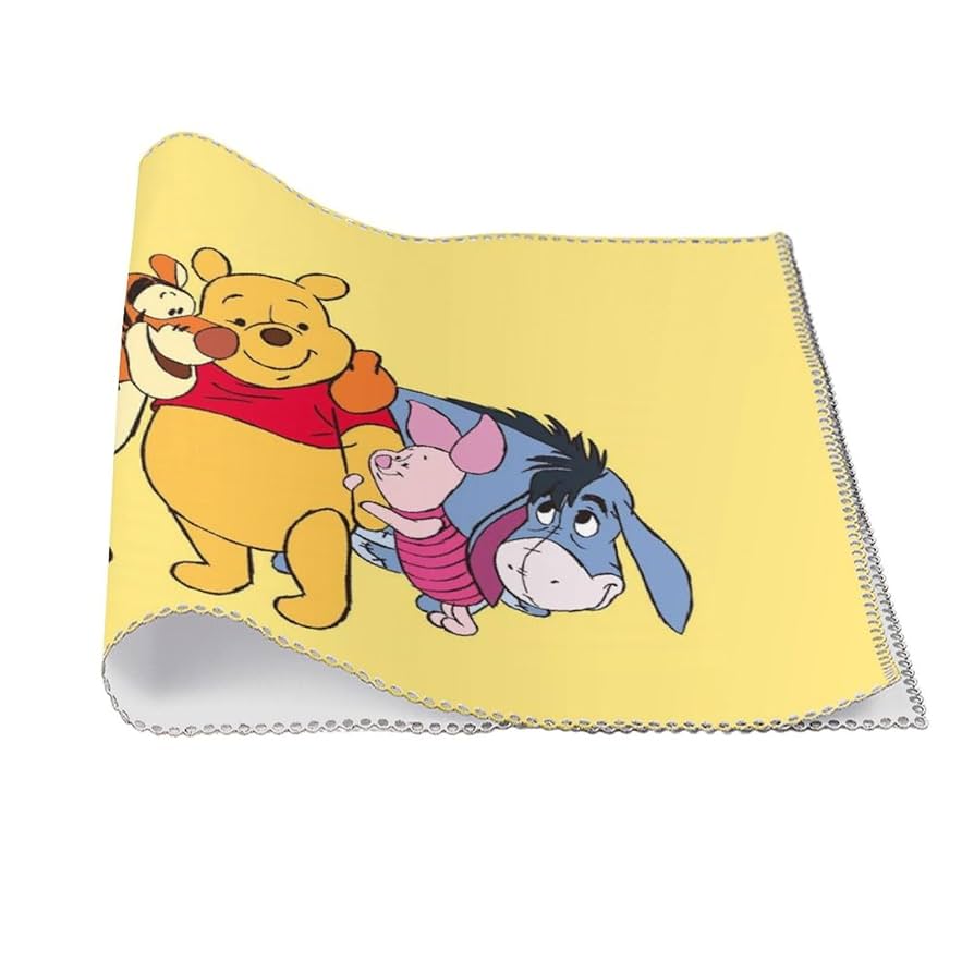 533 マイルーム　うさぎ　くま　ブルー　ランチョンマット　30×40 1/4 533 マイルームうさぎくまブルーランチョンマット30×40 1/4