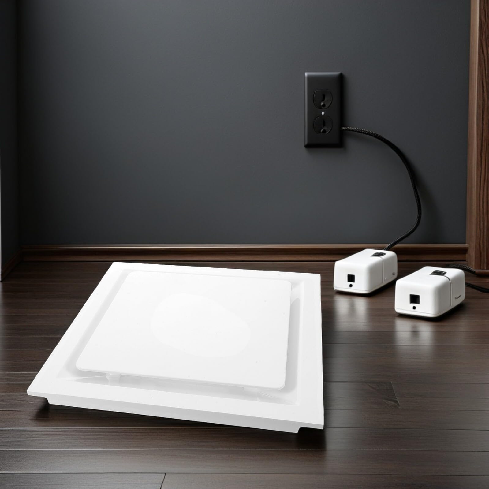 Griglia di Ventilazione a Soffitto Regolabile in Abs Bianco | Copertura Diffusore d Soffitto, Bocchetta di Ventilazione Condizionata, Vacanze Estive