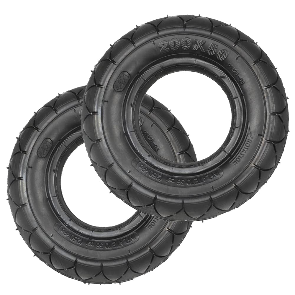 Pneu Plein 200x50 Pour Scooter électrique - Compatible Razor E100/E200/Dune Buggy