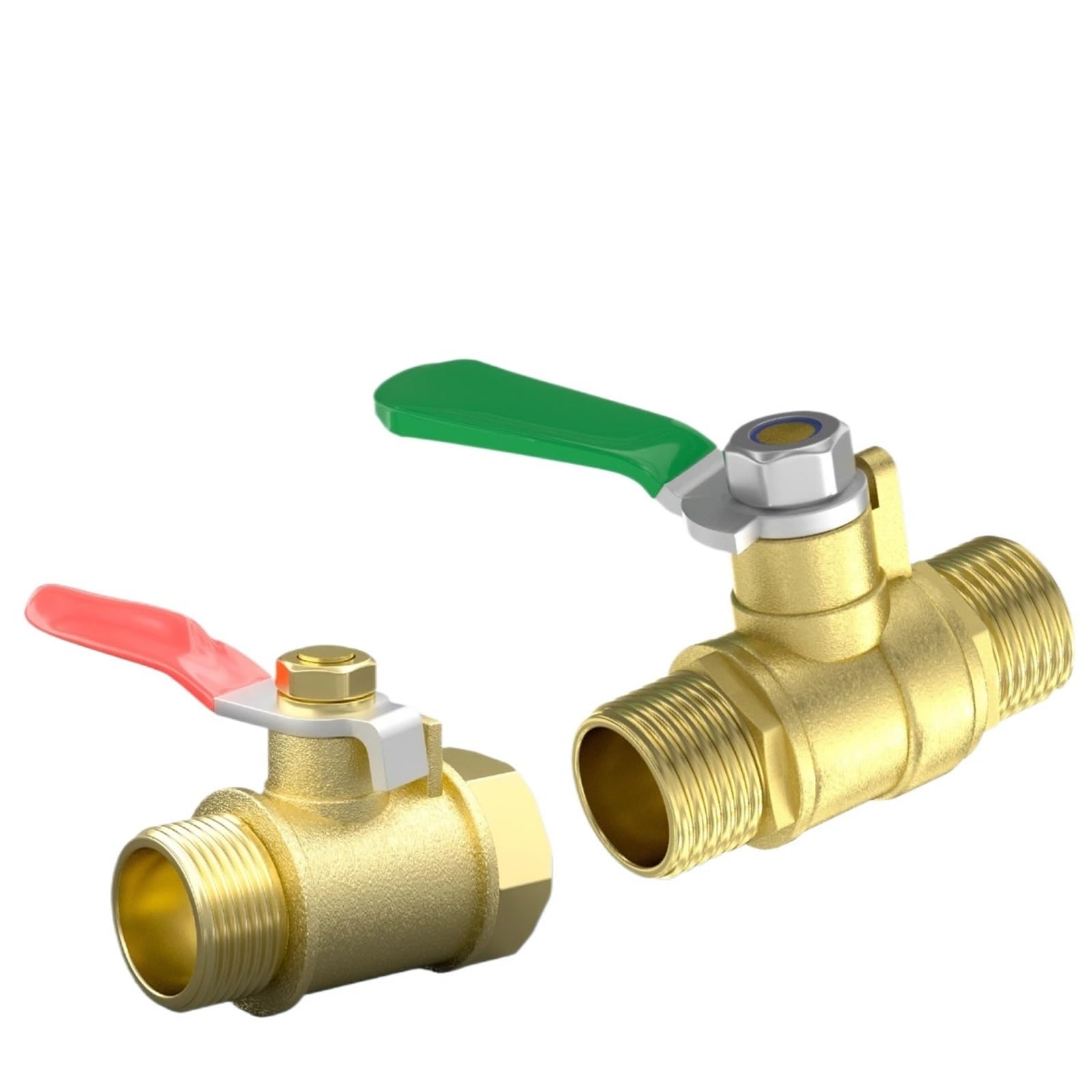 Válvula de bola CV-25 de latón resistente para sistema de ventosa industrial