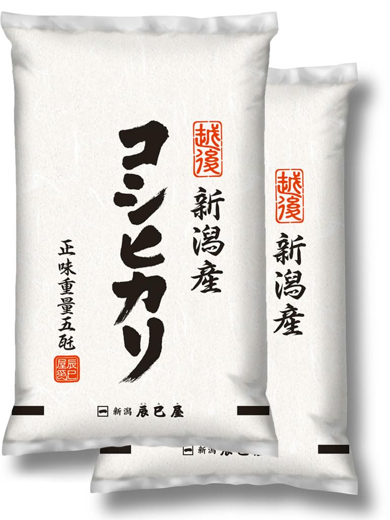 [精米] 新潟県産 コシヒカリ 10kg (5kg×2袋) 白米 新潟辰巳屋 令…