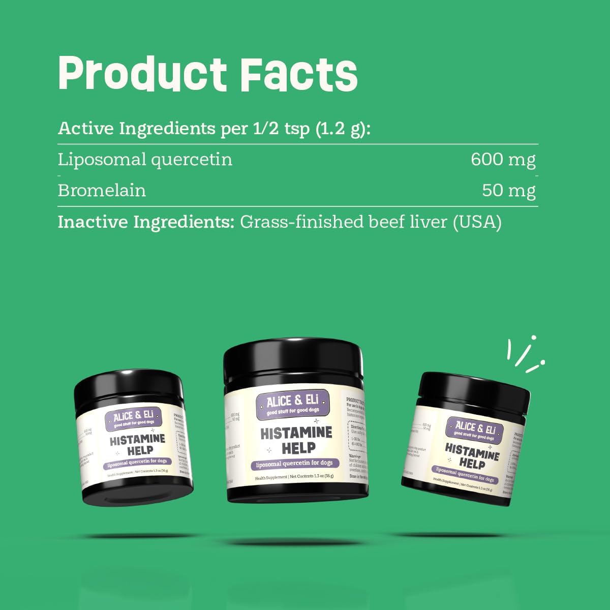 Alice & Eli Quercetin for Dogs - Liposomal Quercetin with Bromelain for Maximum Absorption - for Seasonal and Environmental Allergies - 30 Day Large Dog Supply - Image 4