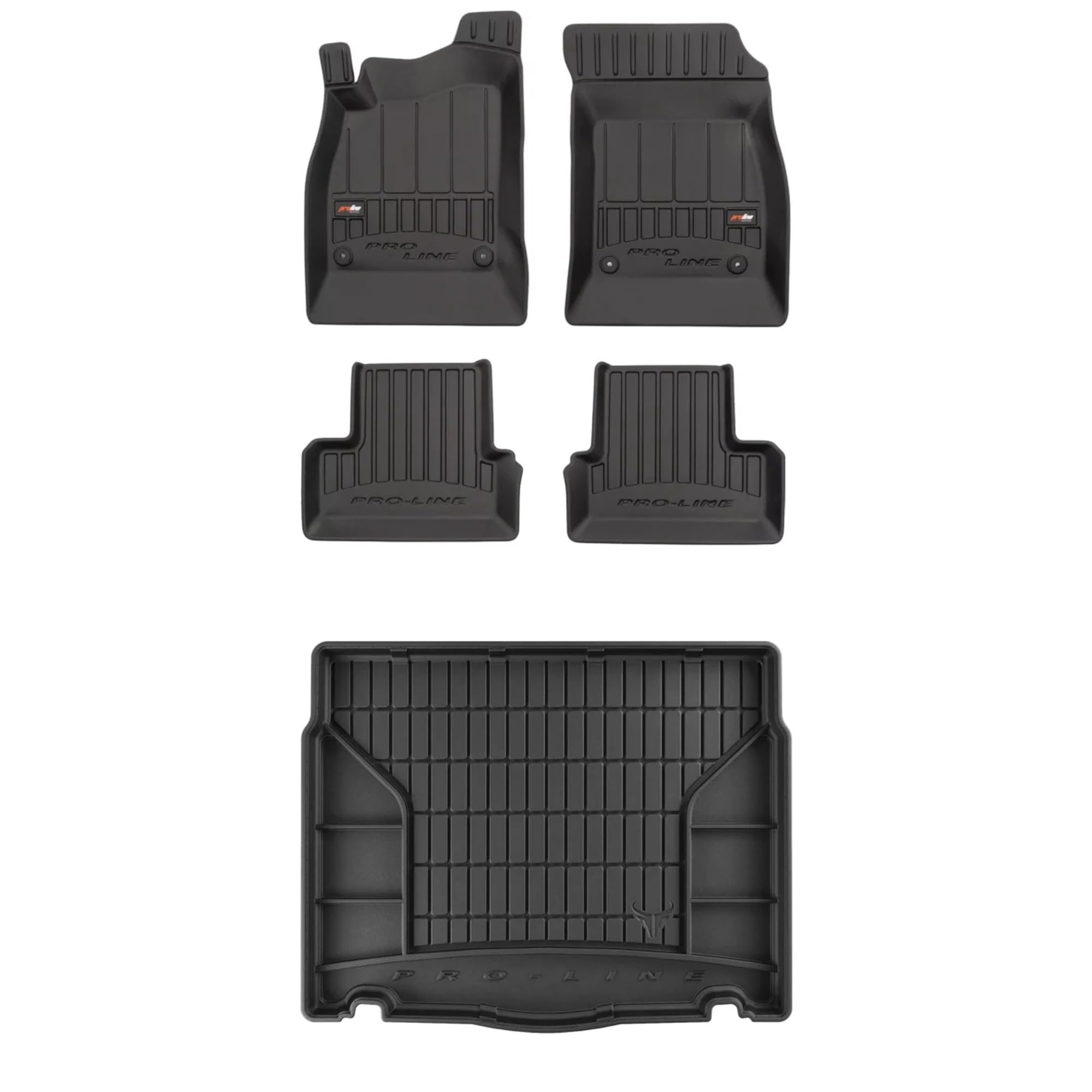 Kit de tapis de sol en caoutchouc sur mesure 3D haut de gamme Opel Astra J - 8