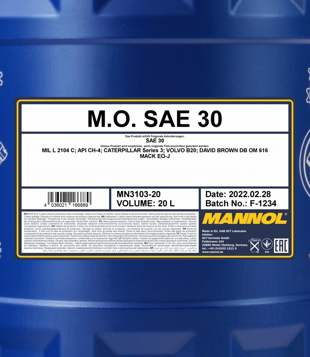 MANNOL MN3103-20 Aceite multifunción 20L