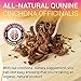 HERBALICIOUS Quinine Capsules - Cinchona Officinalis Bark Herbal Supplement for Muscle, Cramp Defense and Overall Digestive Health - All-Natural Quinine Sulfate Pills, 500mg per Capsule, 100 Tablets