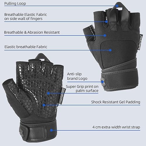 Miniatura 3 de Seibertron Adult Or Youth S.O.L.A.G Sports Outdoor Water Resistant Full Finger Touchscreen Gloves