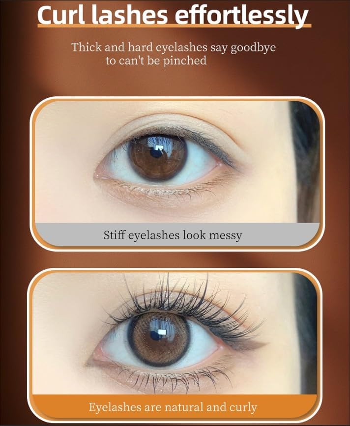 Premium Eyelash Curler, Pearl Silver – Long-Lasting Natural Curl for All Eye Shapes, 5-Year Refill Pads Supply, Satin Travel Pouch & Luxury Gift Box - Image 3