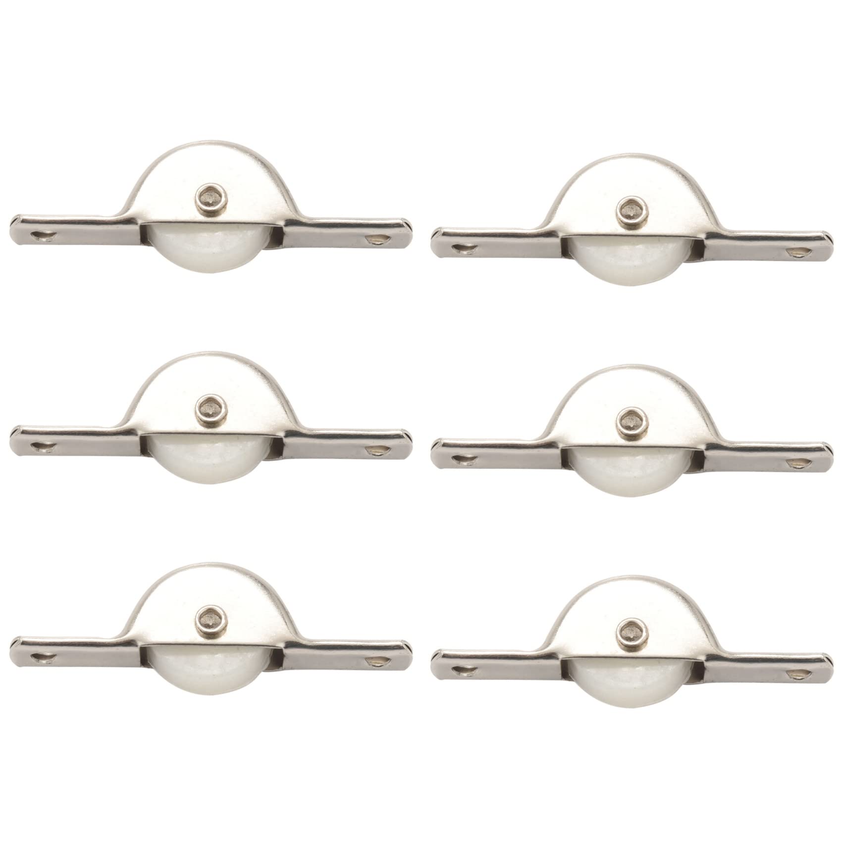 Jnchdghwa 60Pcs Door Window Cupboard Drawer Bin Single Nylon Sliding Roller Pulley Wheel