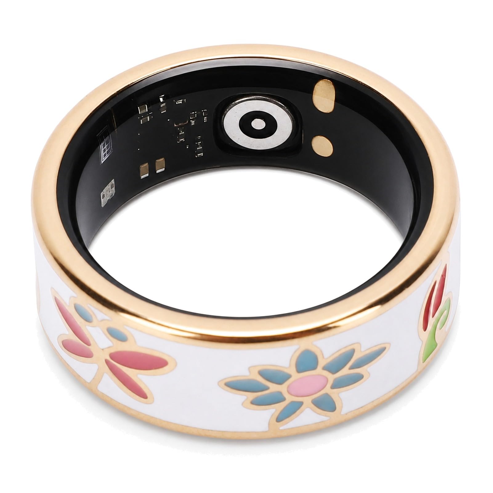 YUEHISY Smart Ring for Sleep Monitoring and Fitness, IP68 Smart Ring with Step Counting, Multi-Mode Activity Tracker with Magnetic Charging (Size 10(ID 19.8mm / 0.78in C 62.1mm / 2.44in))
