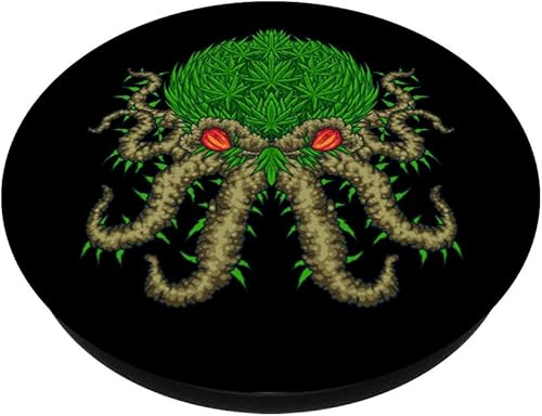 Miniatura 2 de Weed Octopus - Marihuana Kraken - Accesorios de cannabis PopSockets PopGrip Agarre intercambiable para teléfonos y tabletas