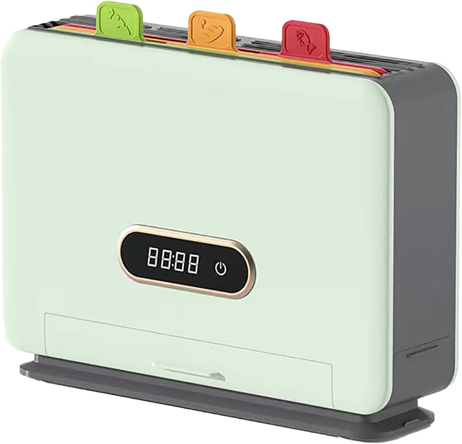 Smart Cutting Board Set with Knife Holder, Drainage Design for Home Kitchen and Restaurant, Includes 3 Cutting Boards and Hot Air Drying Feature