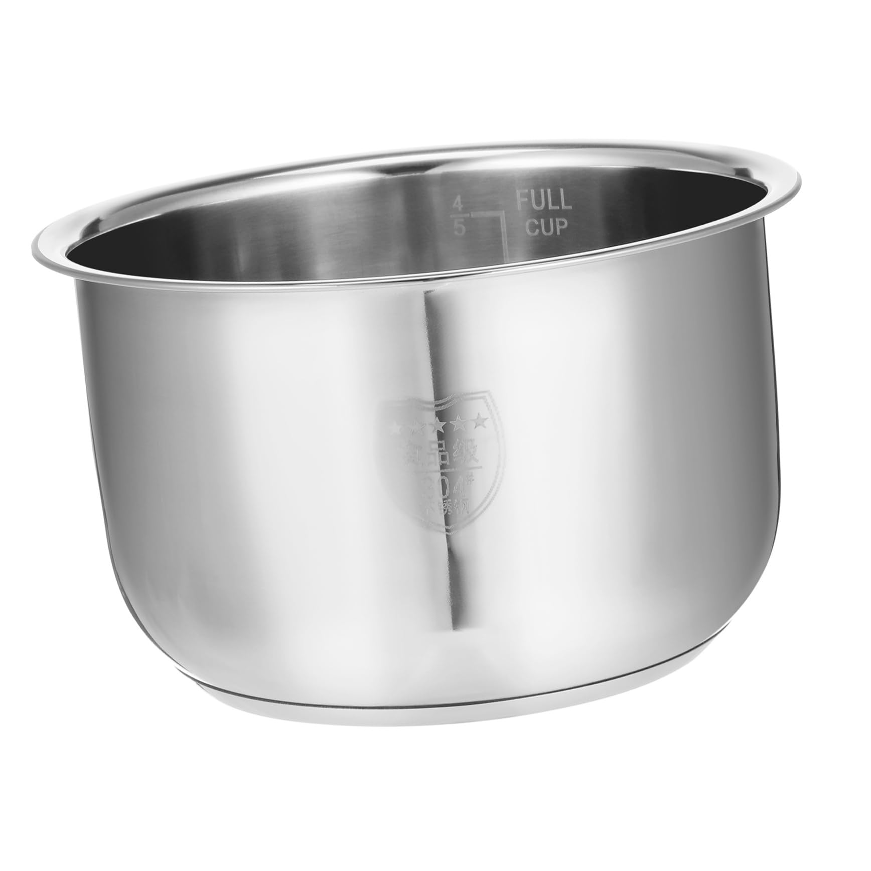 NAMOARLY Rice Cooker Pot Replacement 304 Stainless Steel Electric Cooker Inner Pot Replacement Bowl