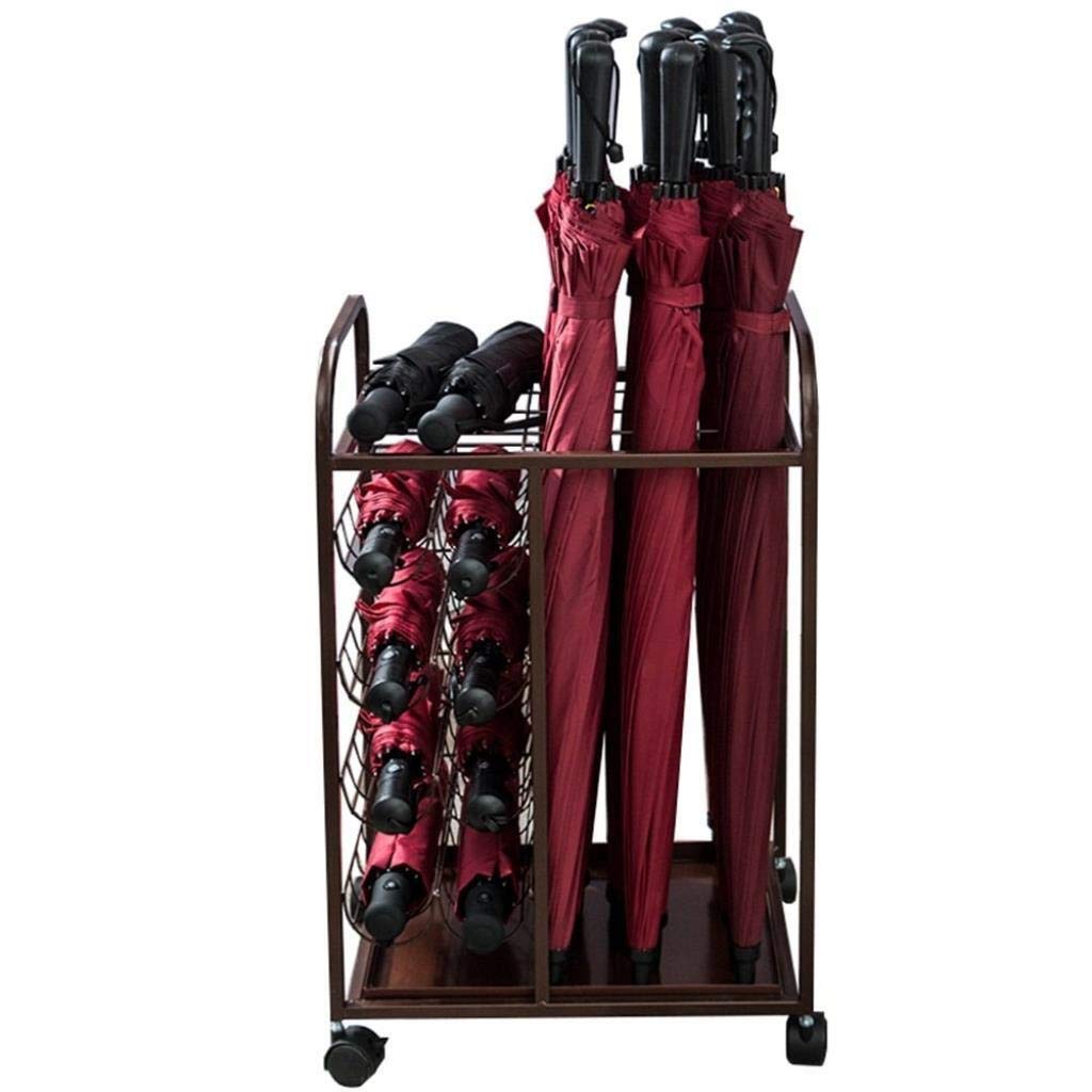 Rangement pour équipement de pluie domestique marron de sol