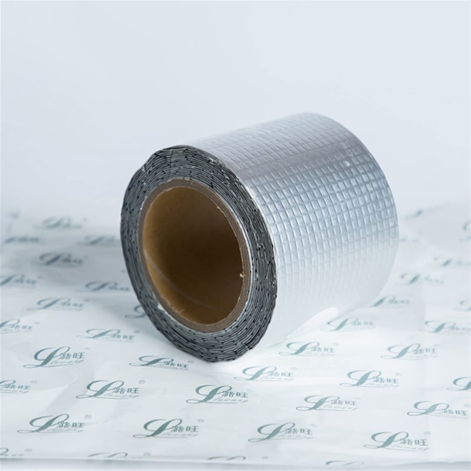 Cinta adhesiva de sellado de papel de aluminio Cinta de sellado de reparación de aislamiento térmico retardante de llama, cinta adhesiva súper fijadora resistente a altas temperaturas(1m wide*5m long)