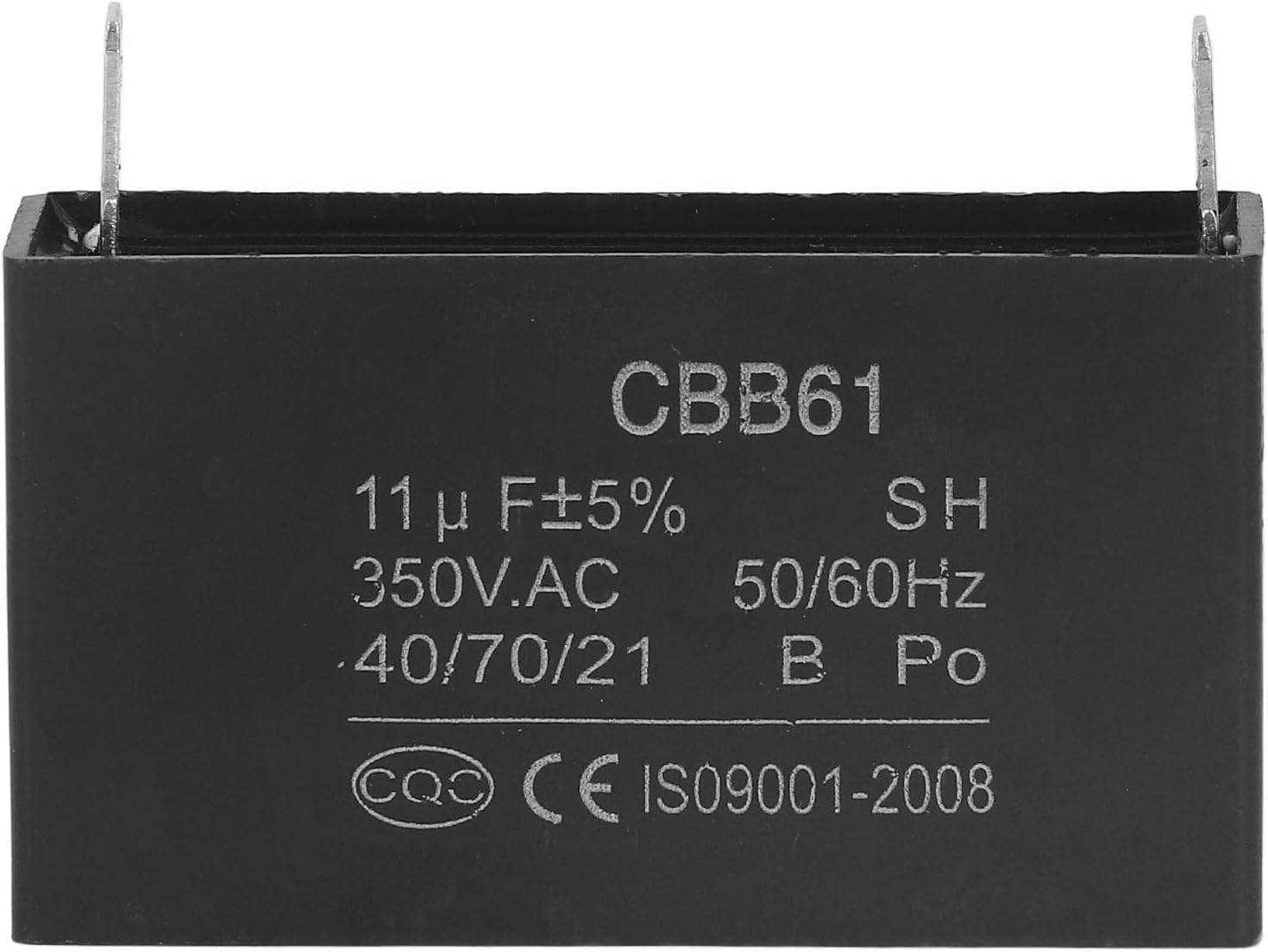 Gasoline Generator Capacitor Gasoline Generator Capacitor Gasoline Generator Start Capacitor 50/60Hz 350VAC 11uf Start Run Motor Capacitor CBB61 ABS Start